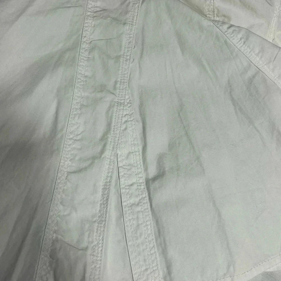 Vintage NWT pleated Swing flare skirt  S.Embroidered,pockets,sheer,Pudding Jeans - Picture 12 of 16